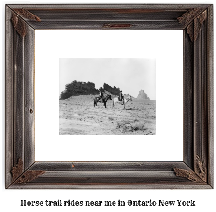 horse trail rides near me in Ontario, New York